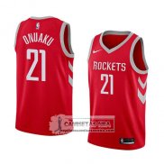 Camiseta Rockets Chinanu Onuaku Icon 2018 Rojo