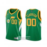 Camiseta Utah Jazz Donovan Jordan Clarkson 2020-21 Verde