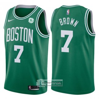 Camiseta Autentico Celtics Brown 2017-18 Verde
