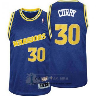Camiseta Autentico Retro Warriors Curry Azul