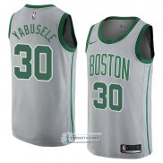 Camiseta Boston Celtics Guerschon Yabusele Ciudad 2018 Gris