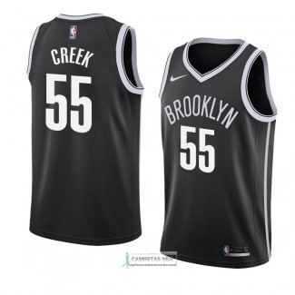 Camiseta Brooklyn Nets Mitch Creek Icon 2018 Negro