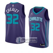 Camiseta Charlotte Hornets Joe Chealey Statement 2018 Negro 2018