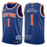 Camiseta Knicks Emmanuel Mudiay Icon 2017-18 Azul
