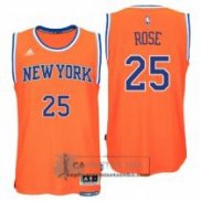Camiseta Knicks Rose Naranja