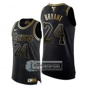 Camiseta Los Angeles Lakers Kobe Bryant Gold Black Mamba Oro Negro