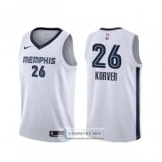 Camiseta Memphis Grizzlies Kyle Korver Association Blanco