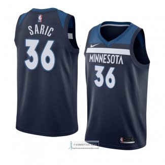 Camiseta Minnesota Timberwolves Dario Saric Icon 2018 Azul