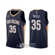 Camiseta New Orleans Pelicans Christian Wood Icon Azul