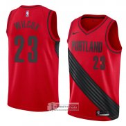 Camiseta Portland Trail Blazers Cj Wilcox Statement 2018 Rojo