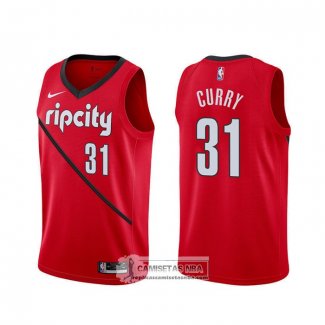 Camiseta Portland Trail Blazers Seth Curry Earned Rojo