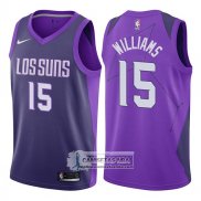 Camiseta Suns Alan Williams Ciudad 2017-18 Violeta