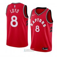 Camiseta Toronto Raptors Jordan Loyd Icon 2018 Rojo