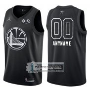 Camiseta All Star 2018 Golden State Warriors Nike Personalizada Negro
