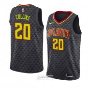 Camiseta Atlanta Hawks John Collins Icon 2018-19 Negro