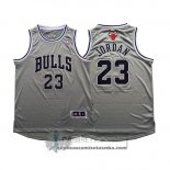 Camiseta Autentico Bulls Jordan Gris