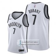 Camiseta Brooklyn Nets Kevin Durant Association 2019 Blanco