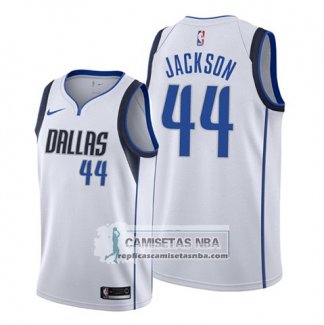 Camiseta Dallas Mavericks Justin Jackson Association Blanco