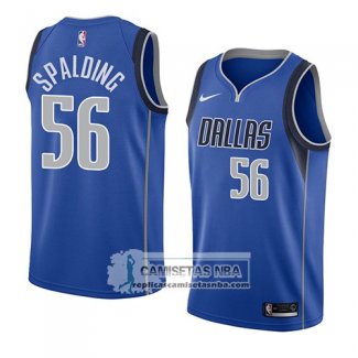 Camiseta Dallas Mavericks Ray Spalding Icon 2018 Azul