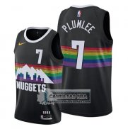 Camiseta Denver Nuggets Mason Plumlee Ciudad 2019-20 Negro