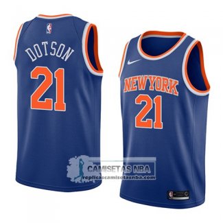 Camiseta Knicks Damyean Dotson Icon 2018 Azul