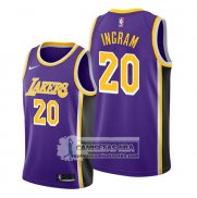 Camiseta Los Angeles Lakers Andre Ingram Statement Violeta