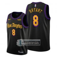 Camiseta Los Angeles Lakers Kobe Bryant Ciudad 2019-20 Negro
