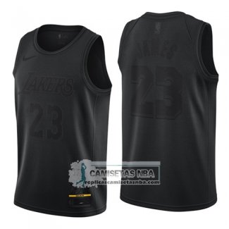 Camisetas NBA Los Angeles Lakers Lebron James MVP Negro replicas tienda online