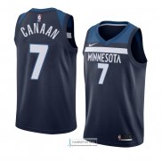 Camiseta Minnesota Timberwolves Isaiah Canaan Icon 2018 Azul