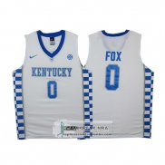 Camiseta NCAA Kentucky Wildcats Fox Blanco