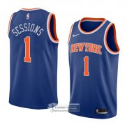 Camiseta New York Knicks Ramon Sessions Icon 2018 Azul