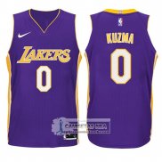 Camiseta Nino Lakers Kyle Kuzma Statement 2017-18 Violeta