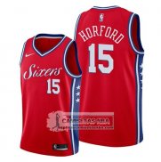 Camiseta Philadelphia 76ers Al Horford Statement Rojo