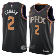 Camiseta Phoenix Suns Isaiah Canaan Statement 2018 Negro