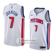 Camiseta Pistons Stanley Johnson Association 2018 Blanco