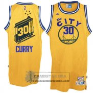 Camiseta Retro City Bus Warriors Curry Amarillo