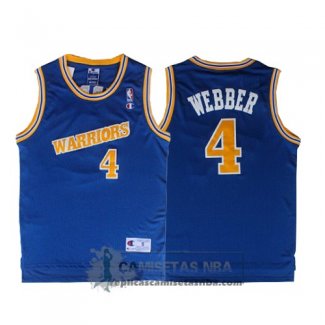 Camiseta Retro Warriors Webber Azul