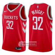 Camiseta Rockets Brandan Wright Icon 2017-18 Rojo