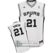 Camiseta Spurs Duncan Blanco