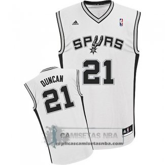 Camiseta Spurs Duncan Blanco