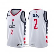 Camiseta Washington Wizards John Wall Ciudad Blanco
