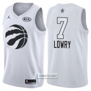 Camiseta All Star 2018 Raptors Kyle Lowry Blanco
