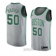 Camiseta Boston Celtics P. J. Dozier Ciudad 2018-19 Gris