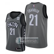 Camiseta Brooklyn Nets Wilson Chandler Statement Edition Gris