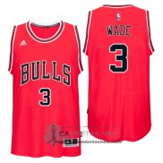 Camiseta Bulls Wade Rojo