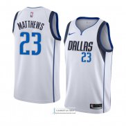 Camiseta Dallas Mavericks Wesley Matthews Association 2018-19 Bl