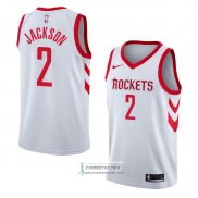Camiseta Houston Rockets Demetrius Jackson Association 2018 Blan