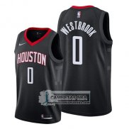 Camiseta Houston Rockets Russell Westbrook Statement 2019 Negro