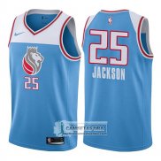 Camiseta Kings Justin Jackson Ciudad 2017-18 Azul