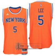 Camiseta Knicks Lee Naranja